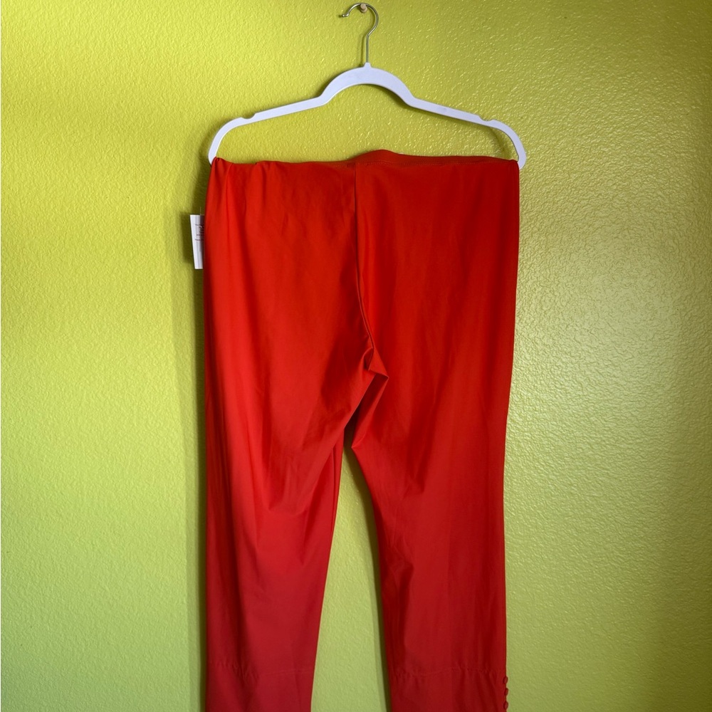 IC COLLECTION Red Leggings Vibrant and Comfortable